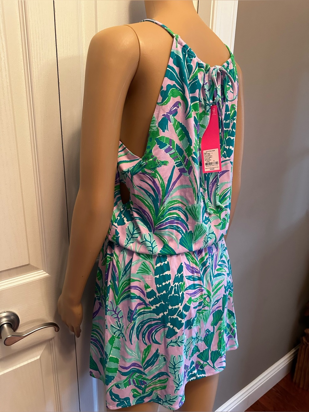 Lilly Pulitzer Gianni skort Romper in Purple Iris On The Chase - Picture 6 of 7